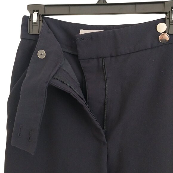 H&M Sailor Trouser Dress Pants Slacks Excellent Condition Size 4 Navy Blue - Picture 3 of 8